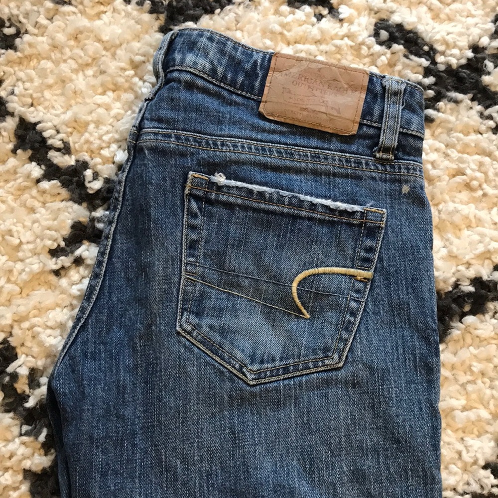 Medium Wash Bootcut Hipster American Eagle Jeans - Picture 3 of 4